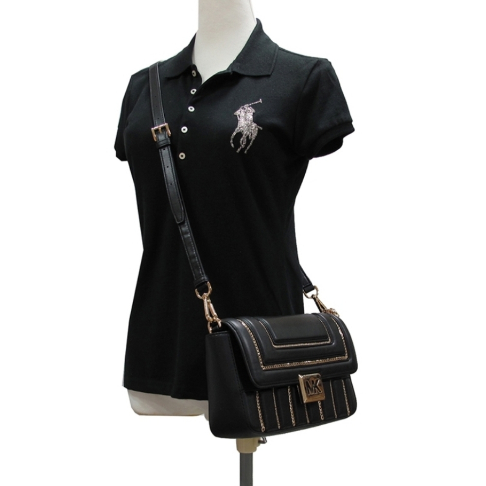 Michael Kors Sonia Medium Black Crossbody - Picture 8 of 10